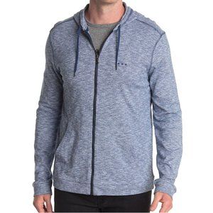 John Varvatos Zip Front Hoodie Mouline Stars Blue